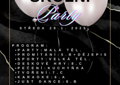 skolni akce plakat 400x284 - Den sociální integrace aneb "Školní párty"