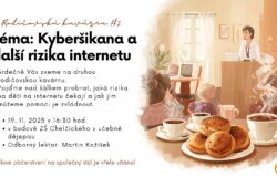 rodicovska kavarna vol2b 1 250x160 - Rodičovská kavárna #2: Kyberšikana a další rizika internetu 19.11.2025