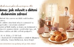 rodicovska kavarna 3 250x160 - Rodičovská kavárna #3: Jak mluvit s dětmi o duševním zdraví 21.4.2026